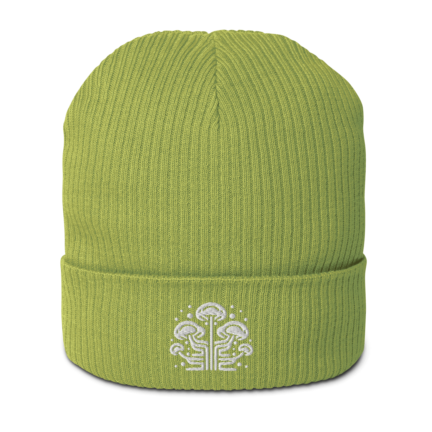 BaltiSpore Embroidered Logo Organic ribbed beanie - BaltiSpore