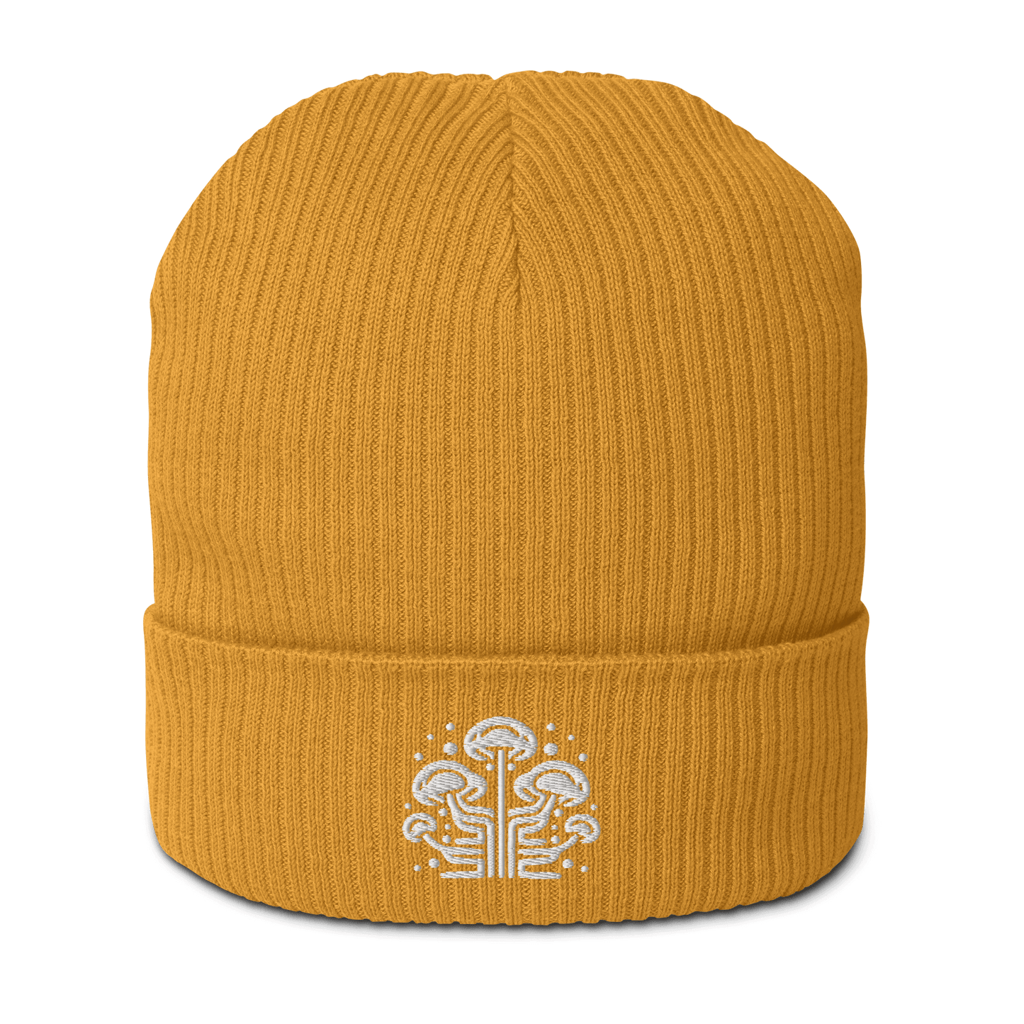 BaltiSpore Embroidered Logo Organic ribbed beanie - BaltiSpore