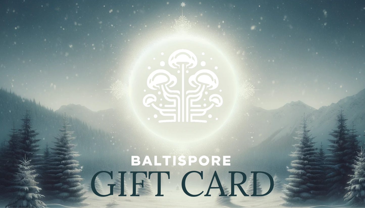 BaltiSpore Mushroom Wellness Gift Cards - The Perfect Healthy Gift!