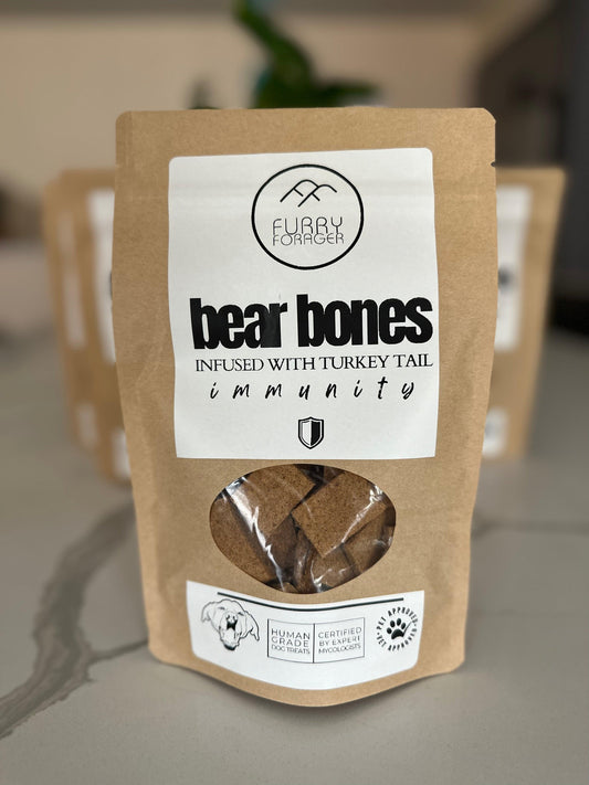 Bear Bones - Turkey Tail Infused Dog Treats